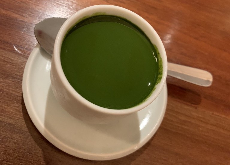 福岡八女茶のパンナコッタ